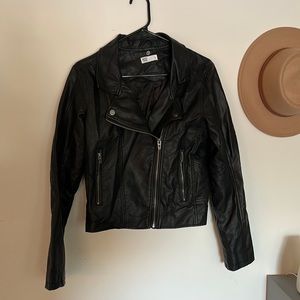 Faux Leather Jacket